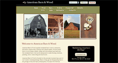 Desktop Screenshot of americanbarnandwood.com